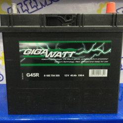 Аккумулятор GigaWatt G45R (45 Ah)